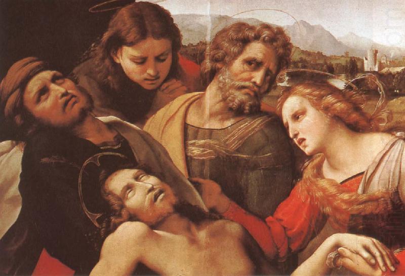 Detail of Christ, RAFFAELLO Sanzio